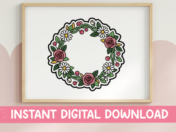 A Cheerful Floral Wreath for Every Creative Project