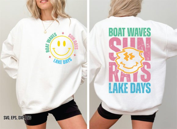 Boat Waves Sun Rays Lake Days PNG,Summer: Your Design Escape
