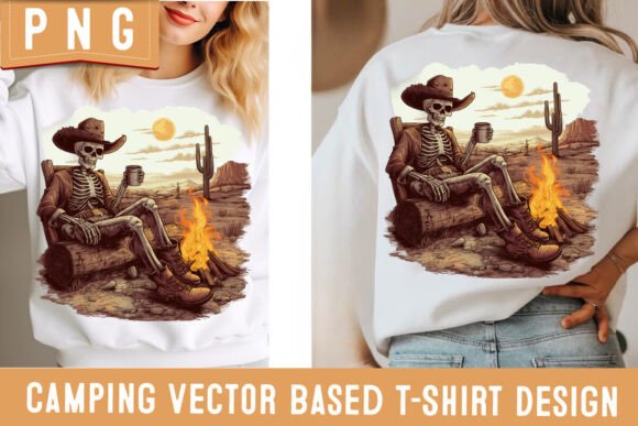 🏕️ Camping T-Shirt Design | High-Quality PNG | Outdoor Adventure Graphic Design