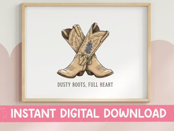 Dusty Boots Full Heart: More Than Just a Graphic