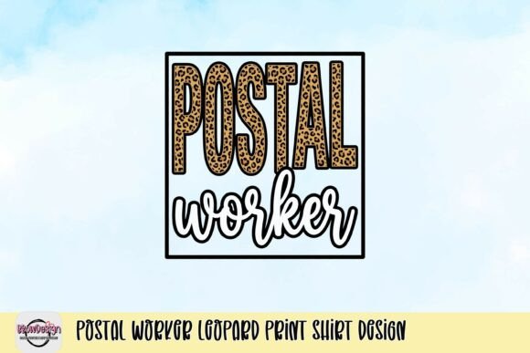 Postal Worker Leopard Print: Bold Mail Carrier Pride