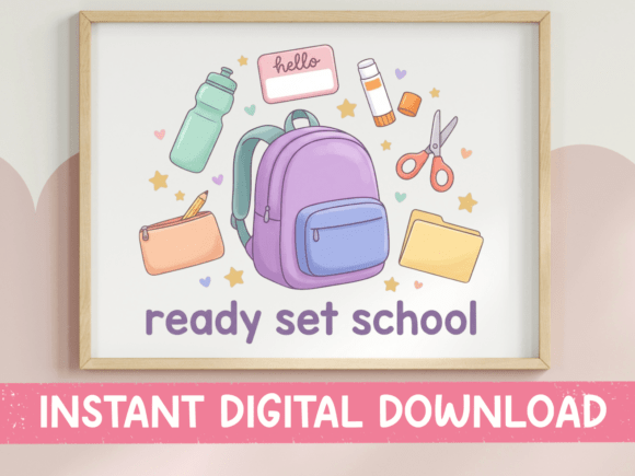 Ready Set School Backpack Design: A Fresh Take on Back-to-School Charm